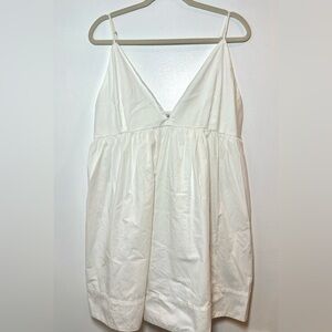 Abercrombie White V Neck Dress